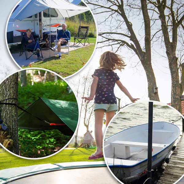 Tension Spring with Double Hooks - Spring for Tents, Awnings, Boats