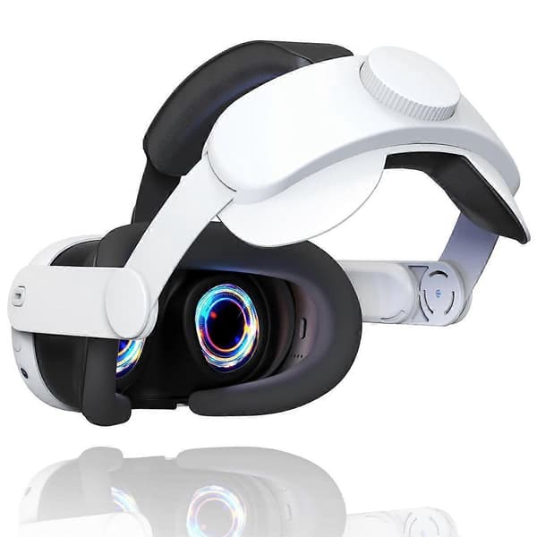 Hodebånd for 3 VR-headset Forbedre komfort Justerbart hodebånd for 3 Hvit