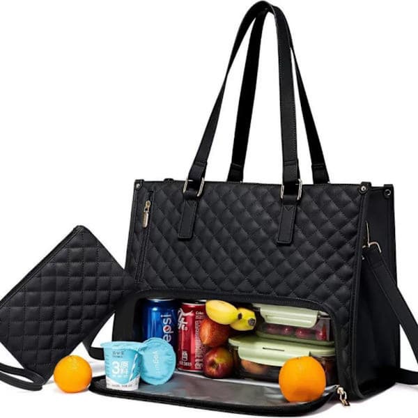 Isolert matboks for kvinner, Crossbody-dataveske for kvinner 42*30*18cm