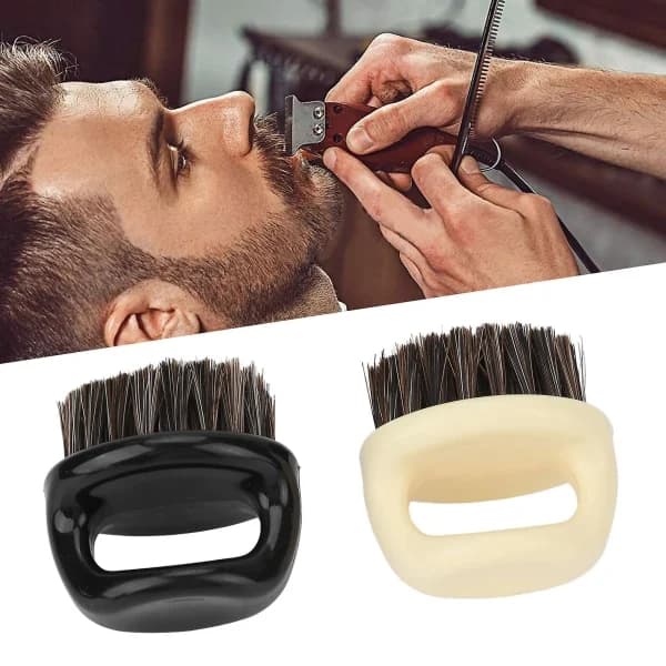 4 stk. Knuckle Børste Skæg Til Mænd Styling Overlæbe Knuckle Børste Bløde Børster Feje Skæg Mand