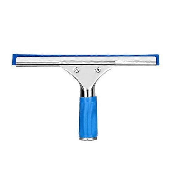 Professional Window Squeegee with Rubber Lip, Long Handle, Bathroom Shower, Window Wiper, Glass Cleaning Tool Blue 30cm blue 30cm