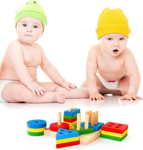 Montessori Legetøj Pædagogisk Trælegetøj til Børn Tidlig Læring