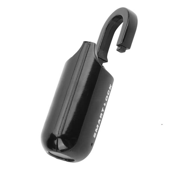 USB Genopladelig Fingeraftrykslås til Bagage Sort