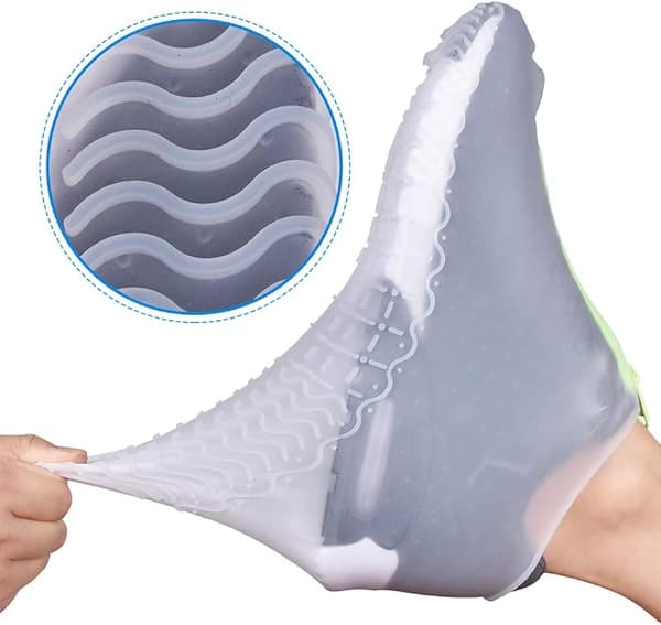 Waterproof Shoe Covers, Reusable Foldable Non-slip Rain Shoes DXGHC