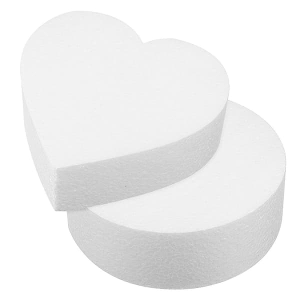 2st Foam Cake Dummies Heart Cake Dummy Round Cake Dummy Cake Decorating Supplies