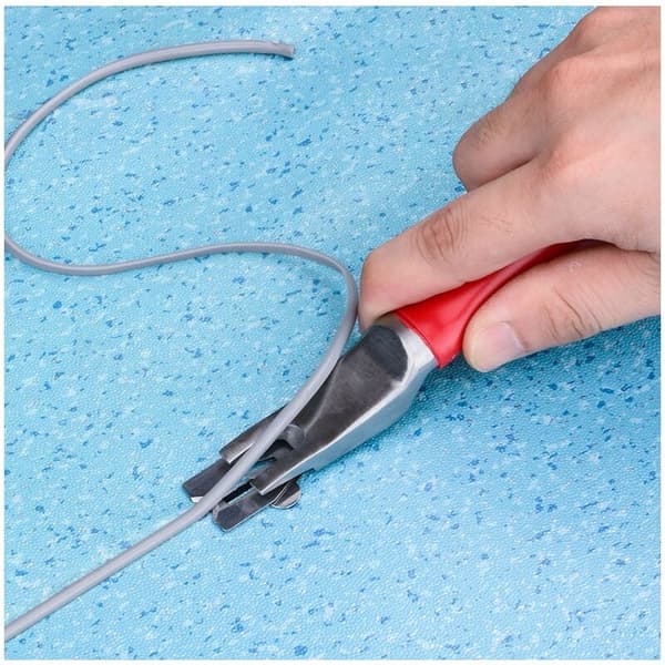 Floor Welding, PVC Vinyl Flooring Welding Trimming Kit Floor Cutting Tool + 3 Blades