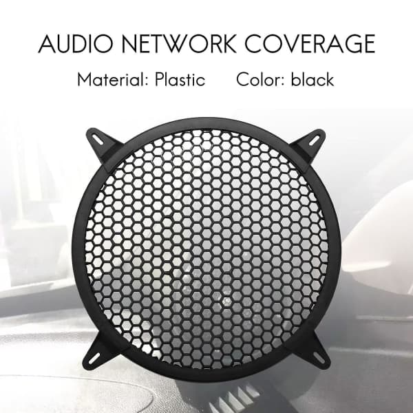 Subwoofer Grill, Car Speaker, Amplifier, Grill Cover, Mesh - 10 Inch