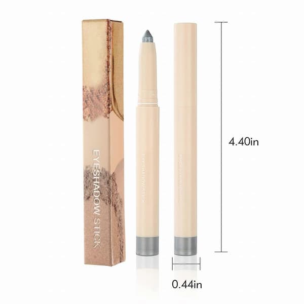 Waterproof Eyeshadow Stick with Shimmer Creamy Finish, Long-lasting Metallic Eye Makeup 1 pc