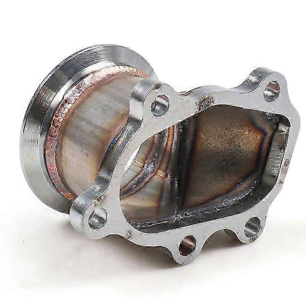Rustfrit Stål Adapter til T25 T28 GT25 GT28 til 2,5 tommer Turbo Down Pipe Adapter 63mm V-Band Klemme Flange