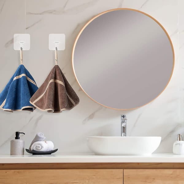 4-pack Hanging Towels with Hanging Loop, Absorbent Coral Fleece Bathroom Towels [DB]