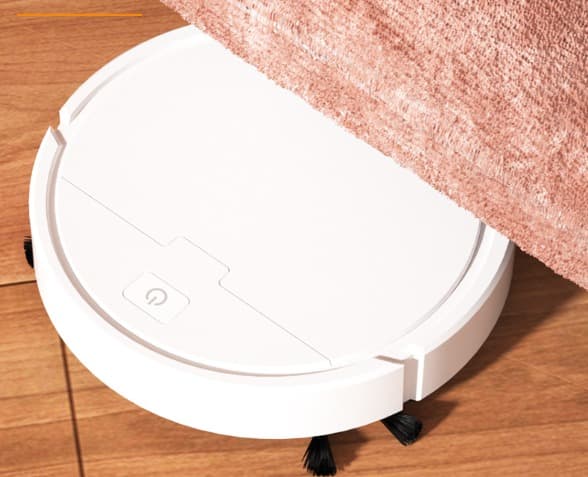 Black Smart Robot Vacuum Cleaner Sweeping Robot Wireless Three-in-One Automatic Sweeping Robot Strongly Sucks Up Pet Hair Hard Floors