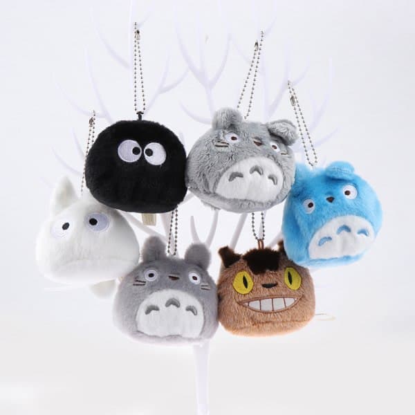 6. sarja Anime Mini Totoro Pehmolelu Avaimenperä Lelu [DB]