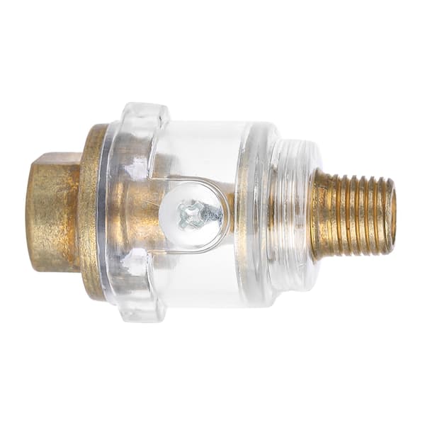 1/4\" BSP Mini In-Line Air Tool Oiler Oil Lubricator Air Compressor Pipe Automatic Lubrication