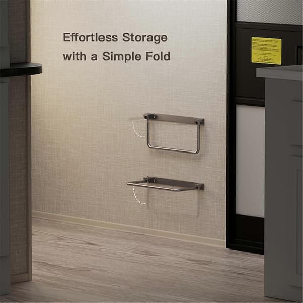 Foldable RV Shoe Rack - Wall Mounted Shelf, Efficient Holder and Storage Rack for Various Shoes, 2-Pack