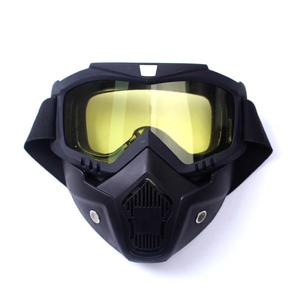 Snow Ski Goggles Skoter Goggles Ski Mask Vindtät Motocross Outdoor Solglasögon（3） Stvle C