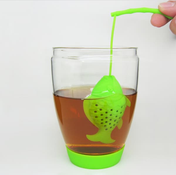 (Rød) 2-pak silikone te-infuser til te og te, silikone