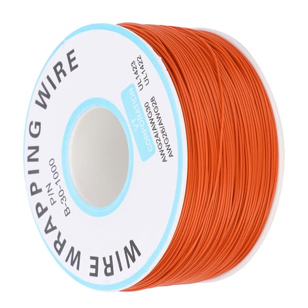 Winding Cable Circuit Board Flying Cable Copper Single Core Line Electronic Connection Cable Orange