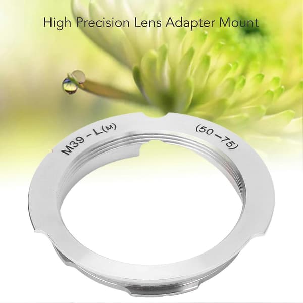M39LM objektivadapterring aluminiumslegering højpræcisions objektivadaptermontering til Leica M39 LSM LTM 50mm 75mm objektiv