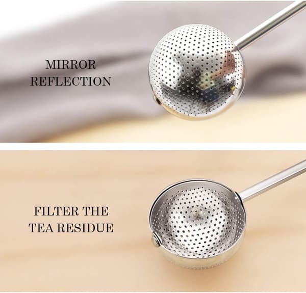 Kugleformet te-infuser i rustfrit stål - Te-si ultrafin H