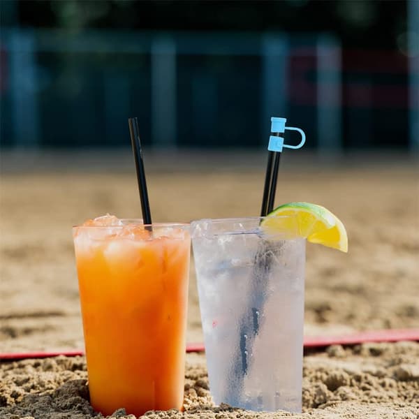 50 st Strawskydd Stopp Straw Toppers Silikon Dricksugrör