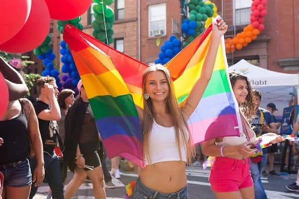 Regnbueøreringe Pride-øreringe til kvinder