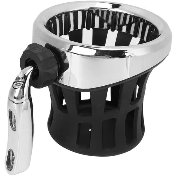 Aluminium and Rubber Drink Holder for Motorcycle Handlebars, Replacement for Gold Wing