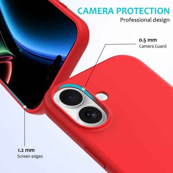 iPhone 17 Deksel - Ensfarget Silikon