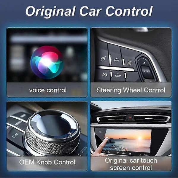 Støtte Wifi6-adapter Carplay Android Auto Box Dongle for kablet til trådløst Passer til de fleste biler USB-A Plug&Play