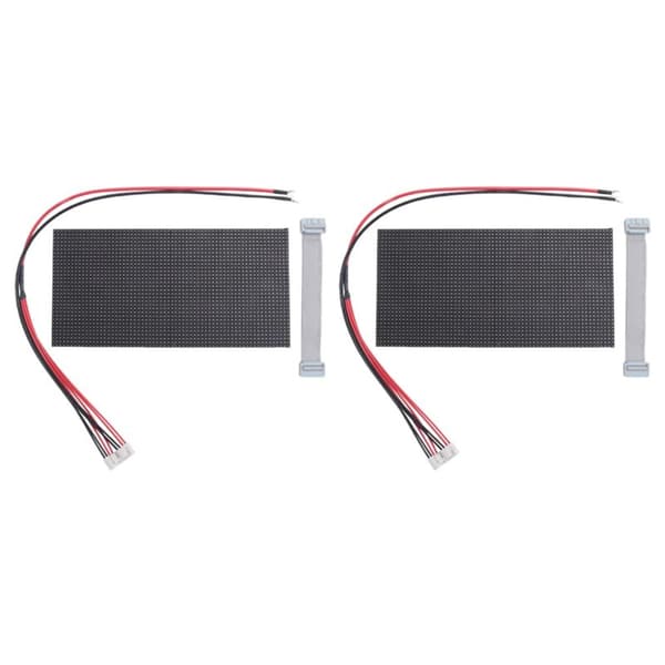 2 stk P4 LED-skjermmoduler 256x128mm 64x32 piksler
