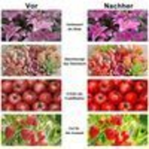 30W 225 LED Plantelampe Full Spectrum Plantelys Innendørs Plantevekstlampe