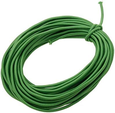 1/8-tommer (3 mm) Grøn Kraftig Stræk Rund Elastisk Snor (Klippet 10 Yards) Grøn Grøn Grøn