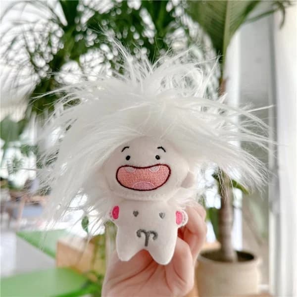 Mini Doll Toy with Lost Teeth Palm Doll PINK Pink