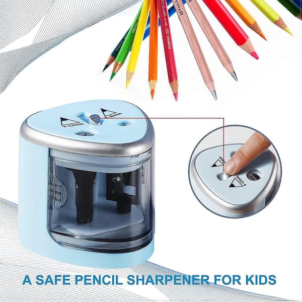 Electric Pencil Sharpener with Battery Operated Automatic Pencil Sharpener