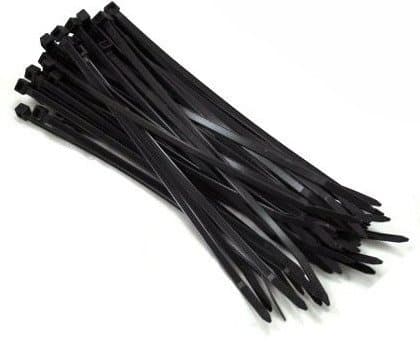 Kraftige kabelbindere sorte 9,0 x 610 mm 25 stk