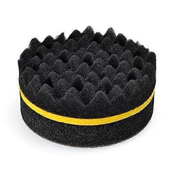 Frisör Wave Dubbelsidig Hår Curl Twist för Dreadlocks Borste Svamp Spiral Locs