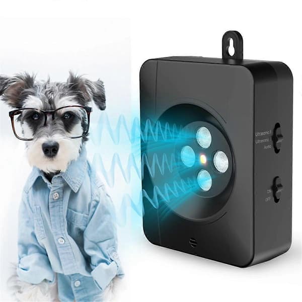 Anti-barking device, dog bark control devices with 3 modes, rechargeable ultrasonic dog bark deterrent