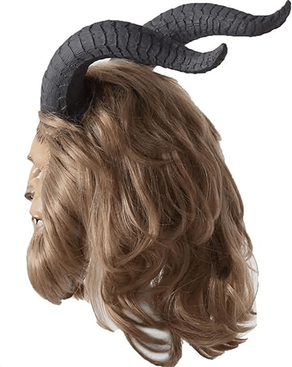 Beast Mask Beast Cosplay Mask with Wig for Adults 53-63CM