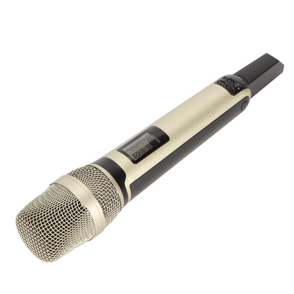 Trådløst mikrofonsystem Intelligent støjreduktion Dynamisk UHF håndholdt mikrofon med LCD-skærm til karaoke live-udsendelse
