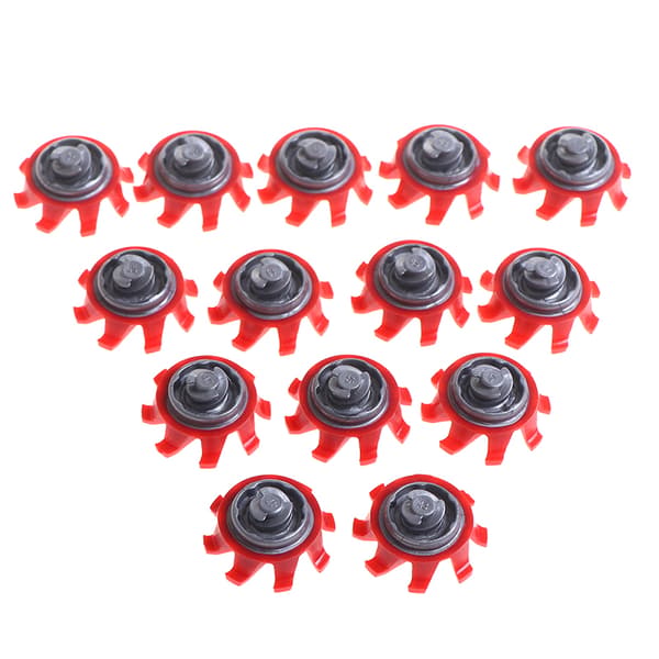 14x Røde Golfsko Spikes Hurtig Twist Knapper til Footjoy
