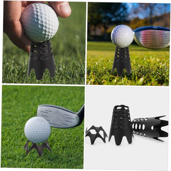 10 stk. golfbold-tee robust plastik professionelle golf-tees med stabil base genanvendelige til udendørs golftræning og præcise afslag -