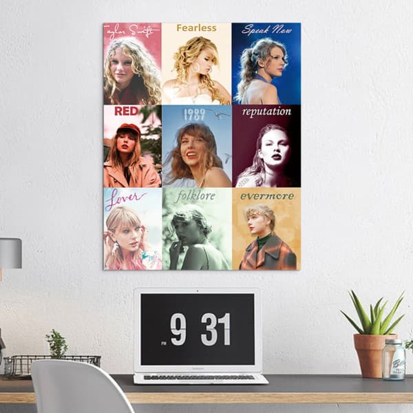 Singer Taylor Swift Poster Personalized Hanging Ornament Ideal Gift for Swifties -