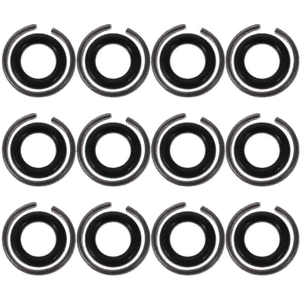 Impact Socket Retainer Rings with 1/2\" Keyrings - Essential Key Accessories 12-Pack