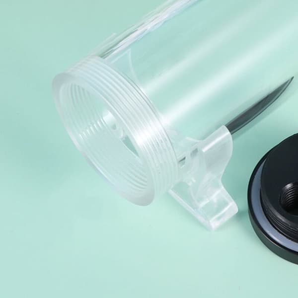 16cm G1/4 Water Cooling Cylinder Reservoir for PC, Black - Compatible with Computer Cooling Systems