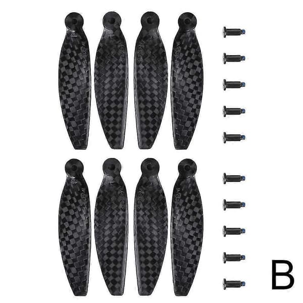 4 stk. støjsvage Mini 4K kulfiberpropeller til Mini 4K/2 SE/2/SE 8 stk. 8 stk. 8pcs