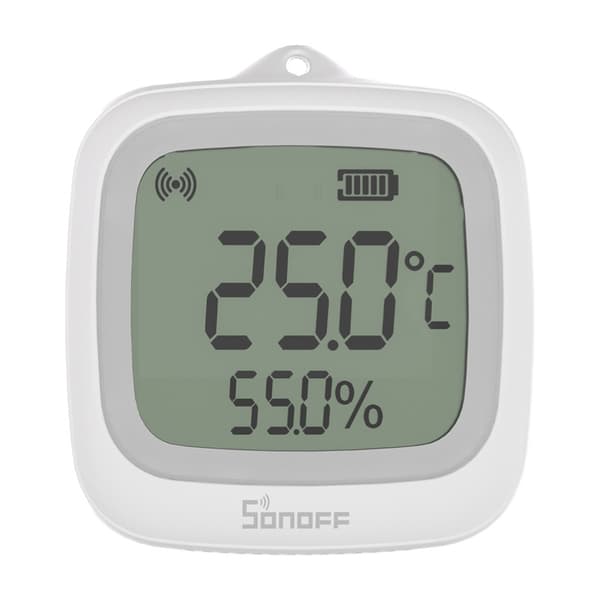 ZigBee LCD temperatur- och fuktighetssensor Sonoff SNZB-02WD – IP65, 2,2-tums display, Zigbee 3.0 och eWeLink