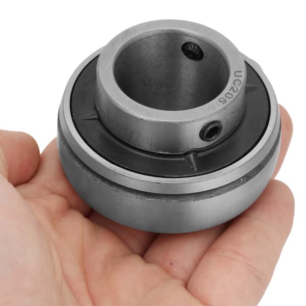 1 kpl nikkelöity asennettu kuulalaakeri teräs UC205 25mm