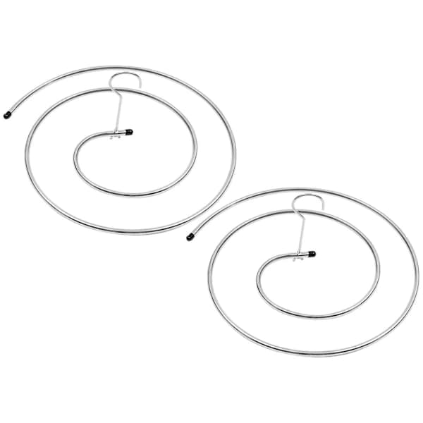 2 stk. foldbare tørrestativer, spiral tørrestativ, dryptørrestativ, tøjtørrestativ, stativ, spiralbøjle