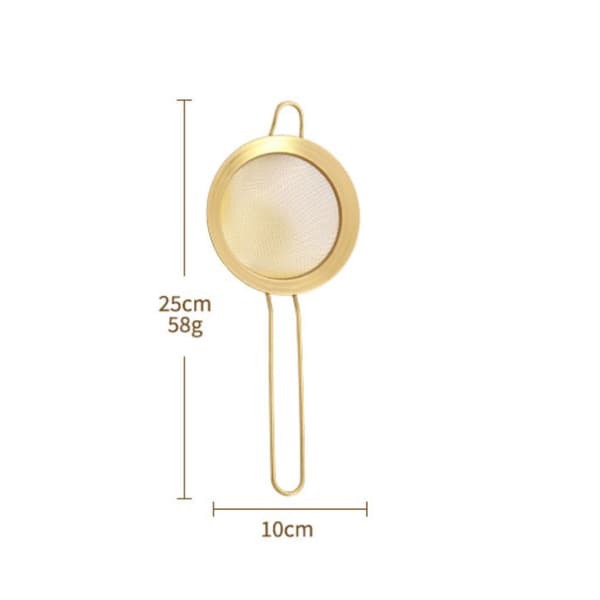 Matcha- og tesil | Metall finmasket rustfritt (10cm)