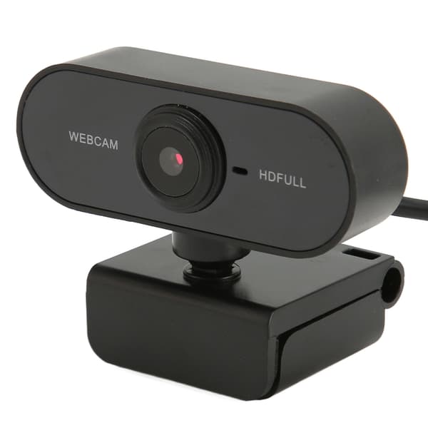 Webcam Multifunktionel 1080P HD USB-computerwebcam med mikrofon til videoopkald, konferencer, streaming