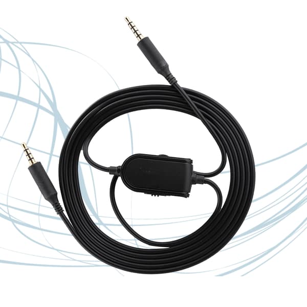 Audio Cable for Logitech Astro A10 A40 A30 A50 Gaming Headset with Volume Control